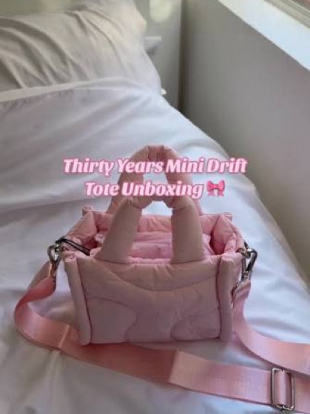 NWT Set of two Thirty Years “The mini drift tote” in Blush and Pink color - Picture 8 of 10